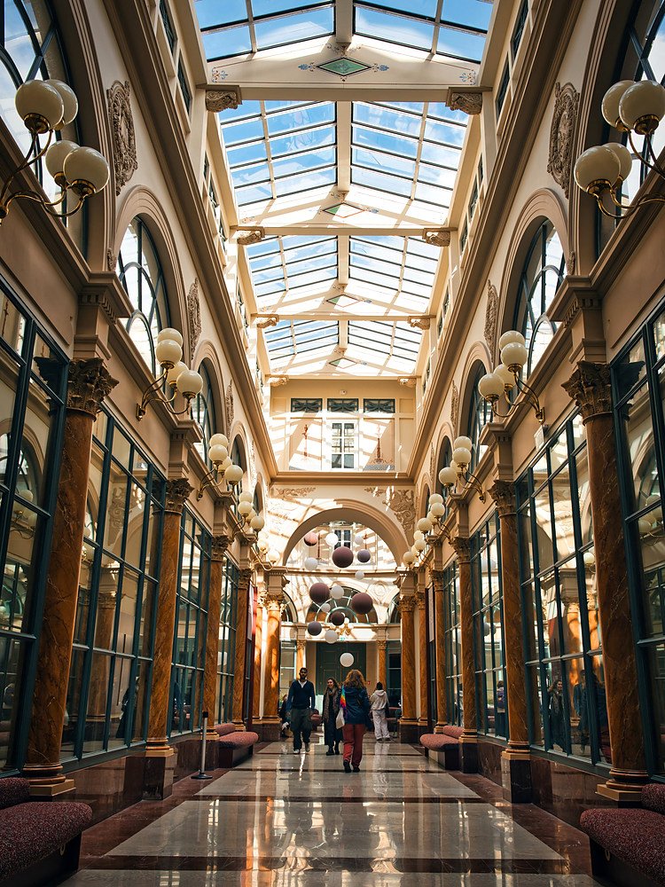 Galerie Vivienne, passagem coberta histórica de Paris