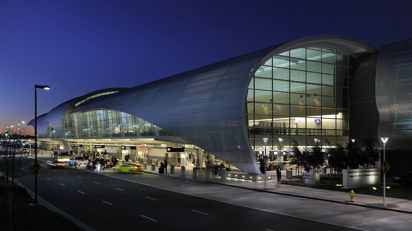 Terminal do Aeroporto Internacional de San Jose (SJC), o mais próximo da NVIDIA GTC