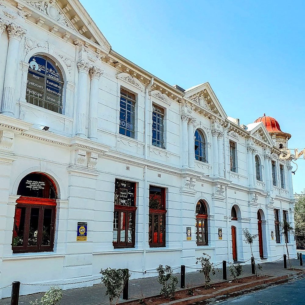 Prédio histórico no bairro de Maboneng, Johannesburgo