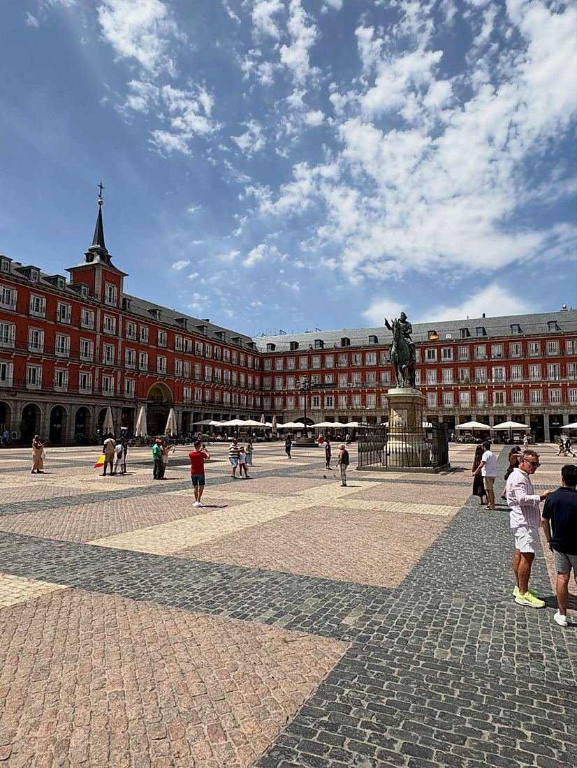 Plaza Mayor, no centro histórico de Madri