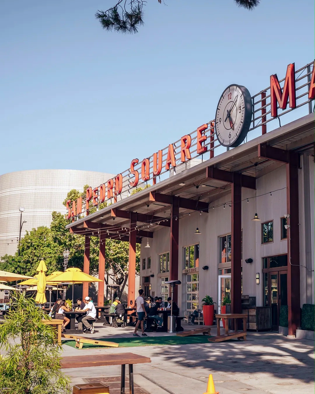 San Pedro Square Market, mercado com restaurantes e bares no centro de San Jose