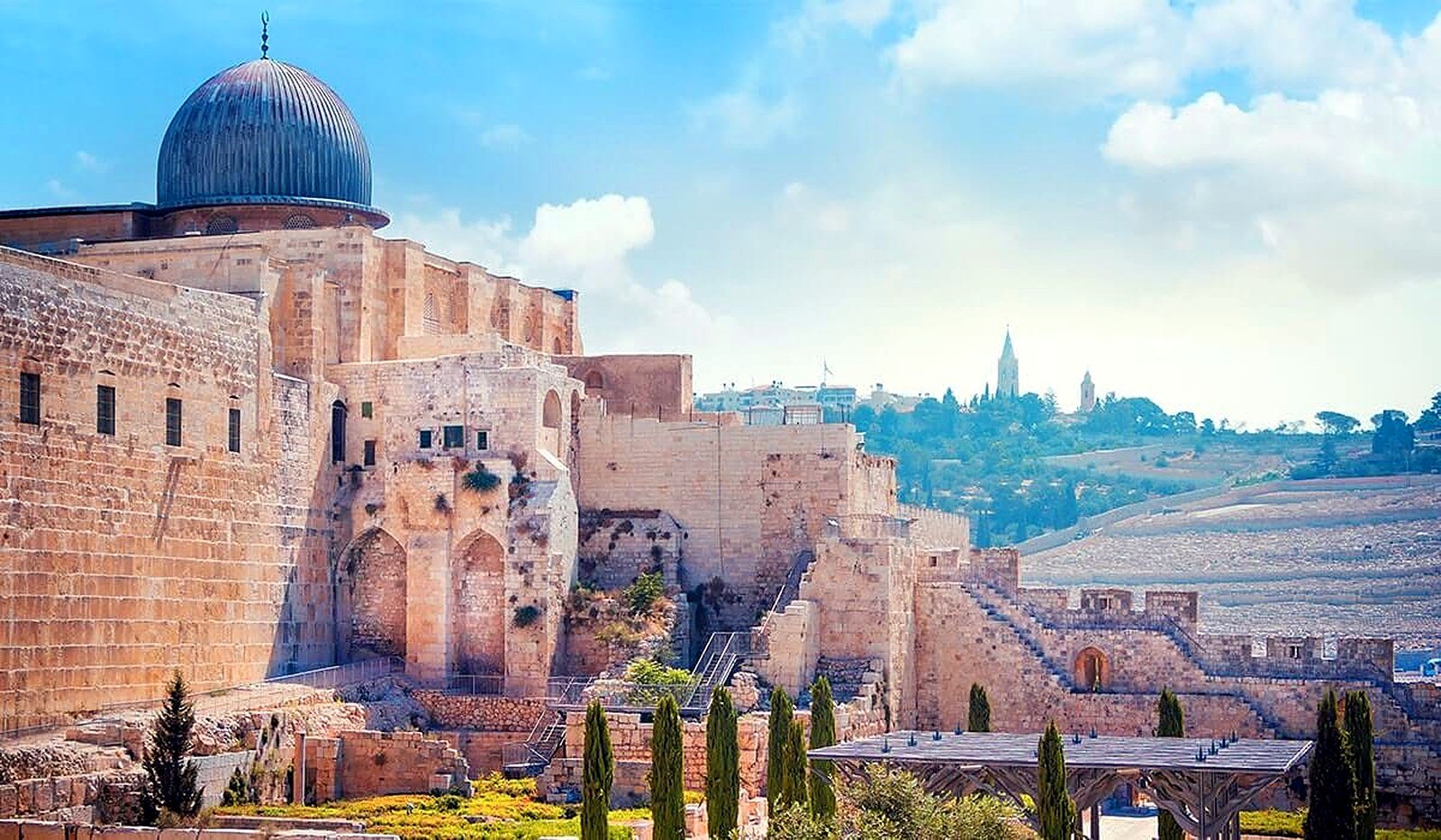 Panorama de Jerusalém, destino dos passeios com guia brasileira em Israel