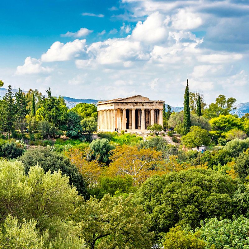 Templo de Hefesto na Ágora Antiga de Atenas