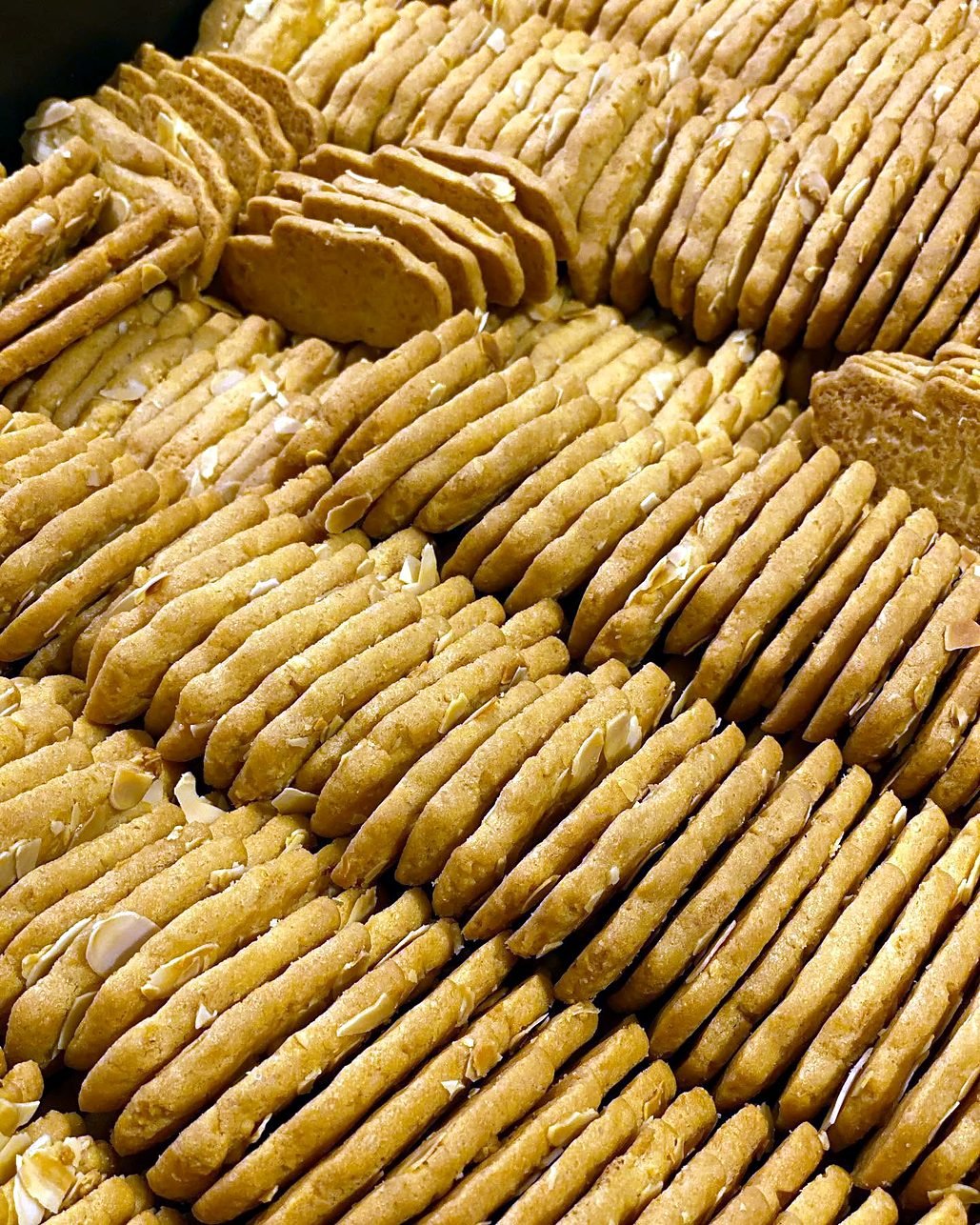 Biscoitos Antwerpse Handjes com amêndoas