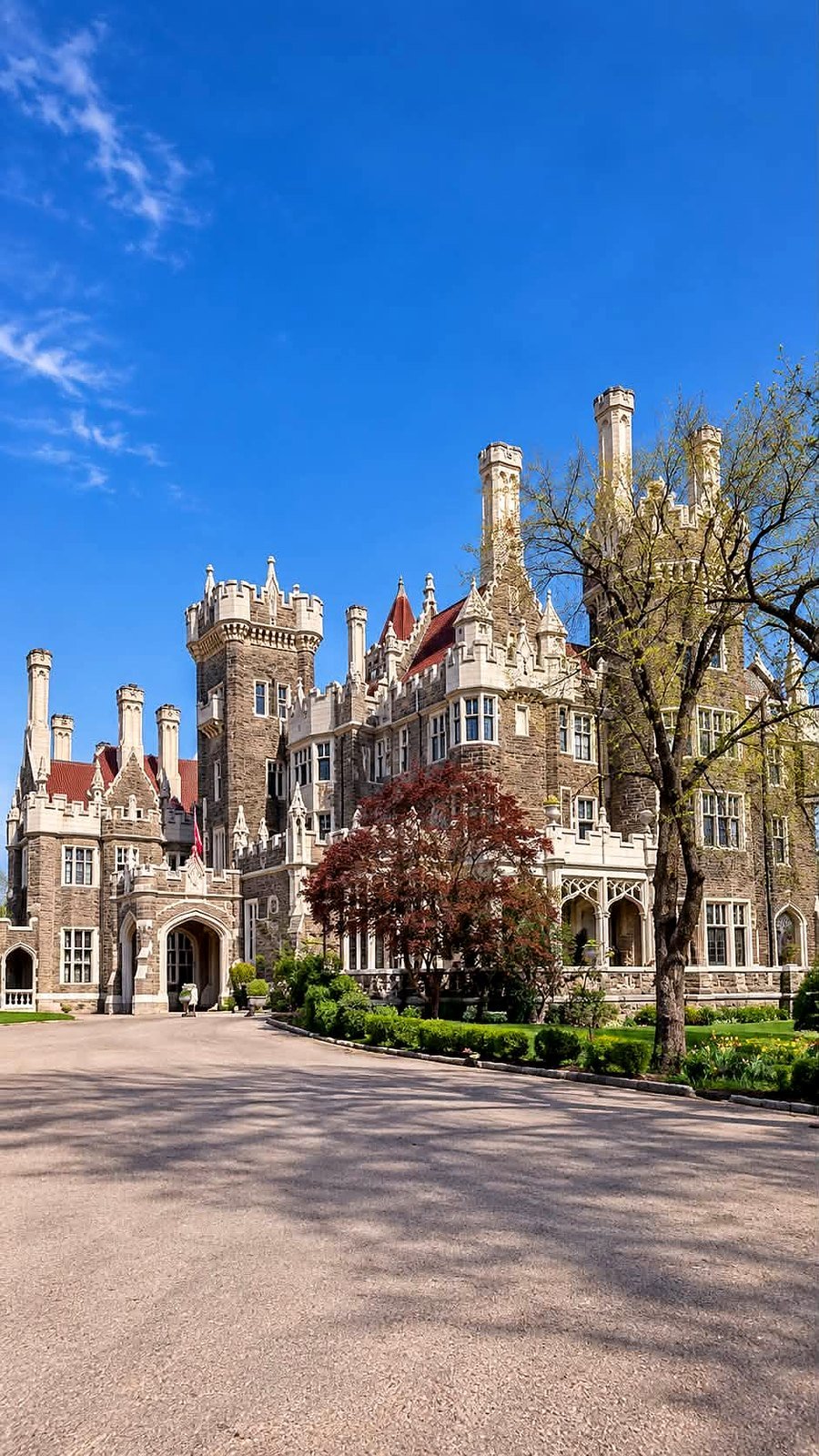 Casa Loma, castelo histórico de Toronto com torres e jardins
