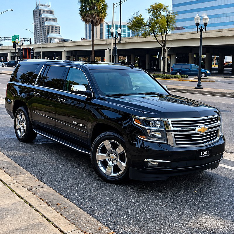 SUV Chevrolet Suburban na estrada