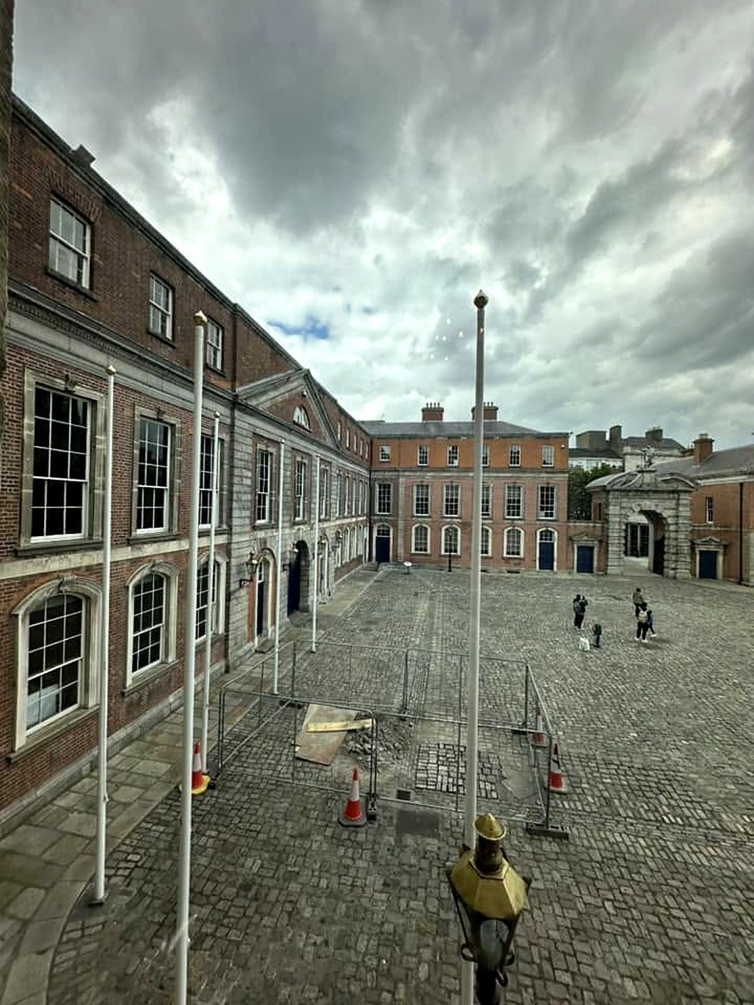 Pátio do Castelo de Dublin