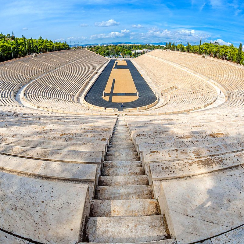 Arquibancadas de mármore do Estádio Panatenaico
