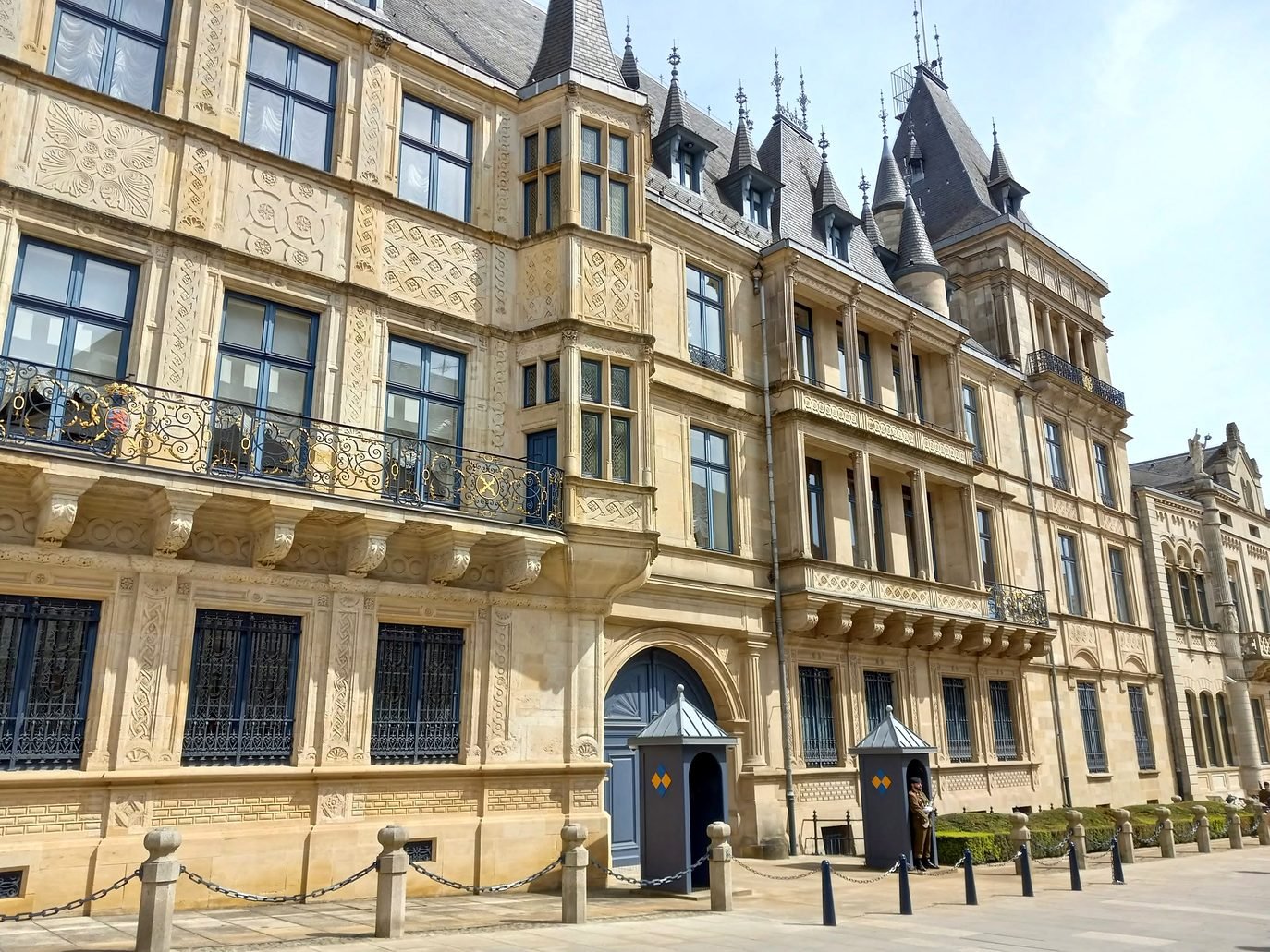 Fachada do Palácio Grão-Ducal de Luxemburgo