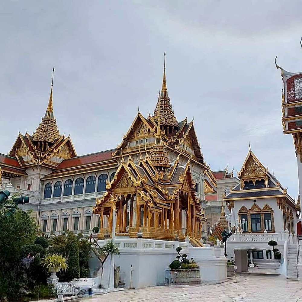 Salão Chakri Maha Prasat no Grande Palácio de Bangkok