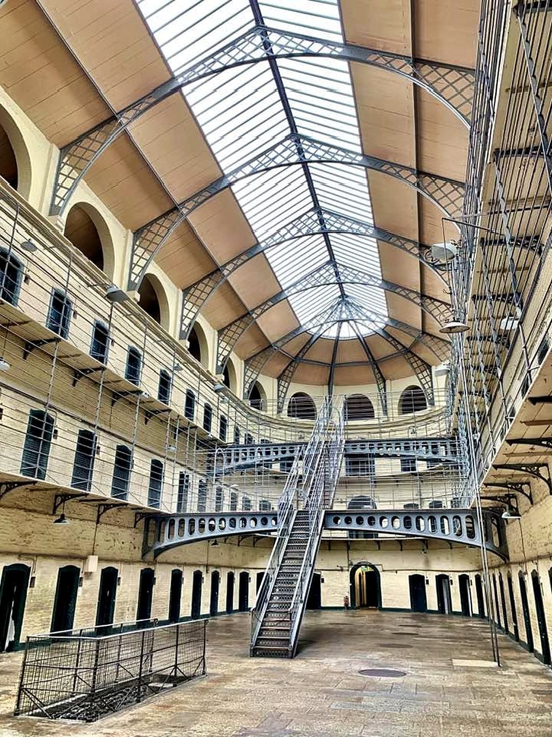 Ala vitoriana da prisão Kilmainham Gaol em Dublin