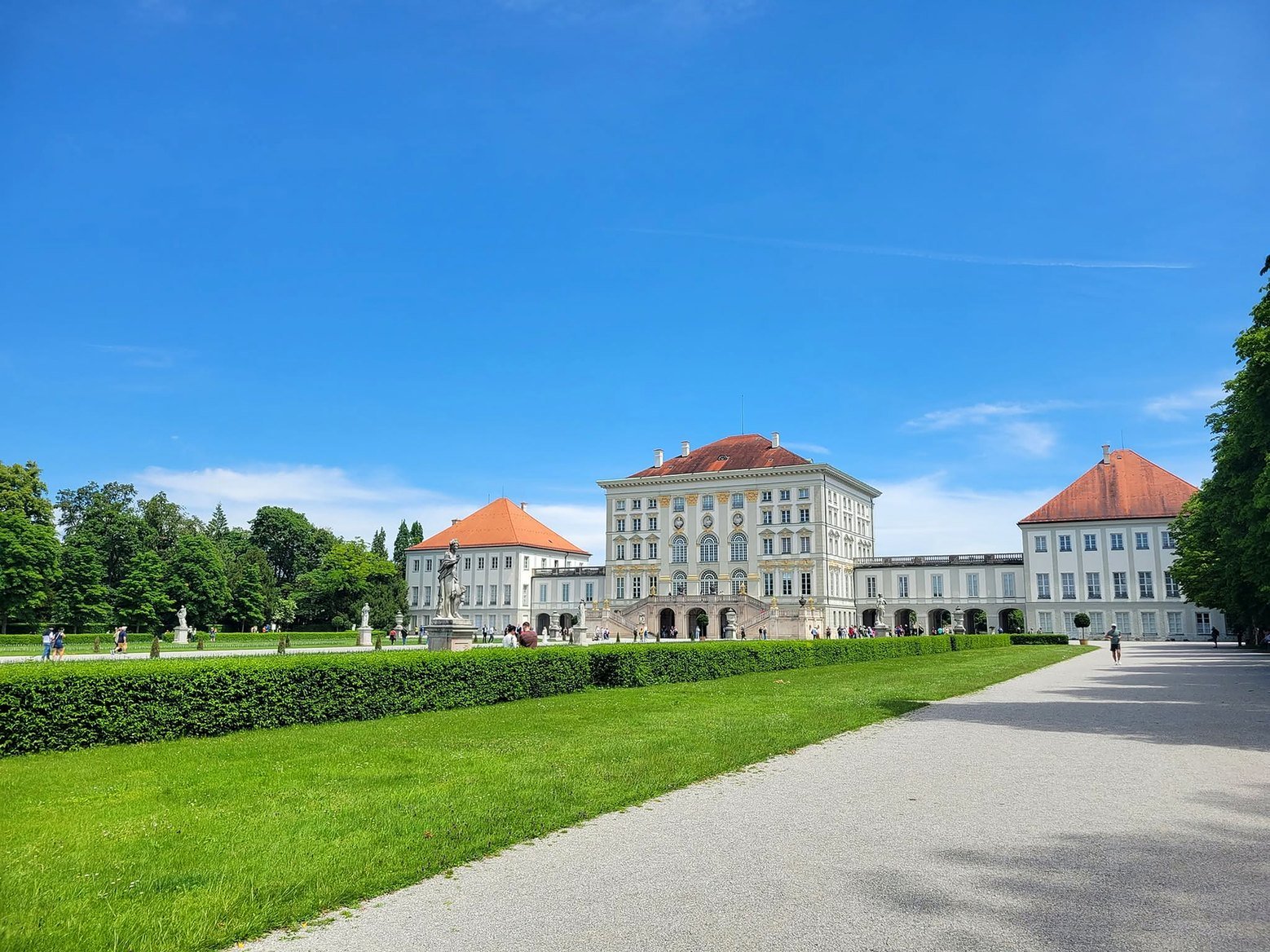 Palácio de Nymphenburg e seus jardins em Munique