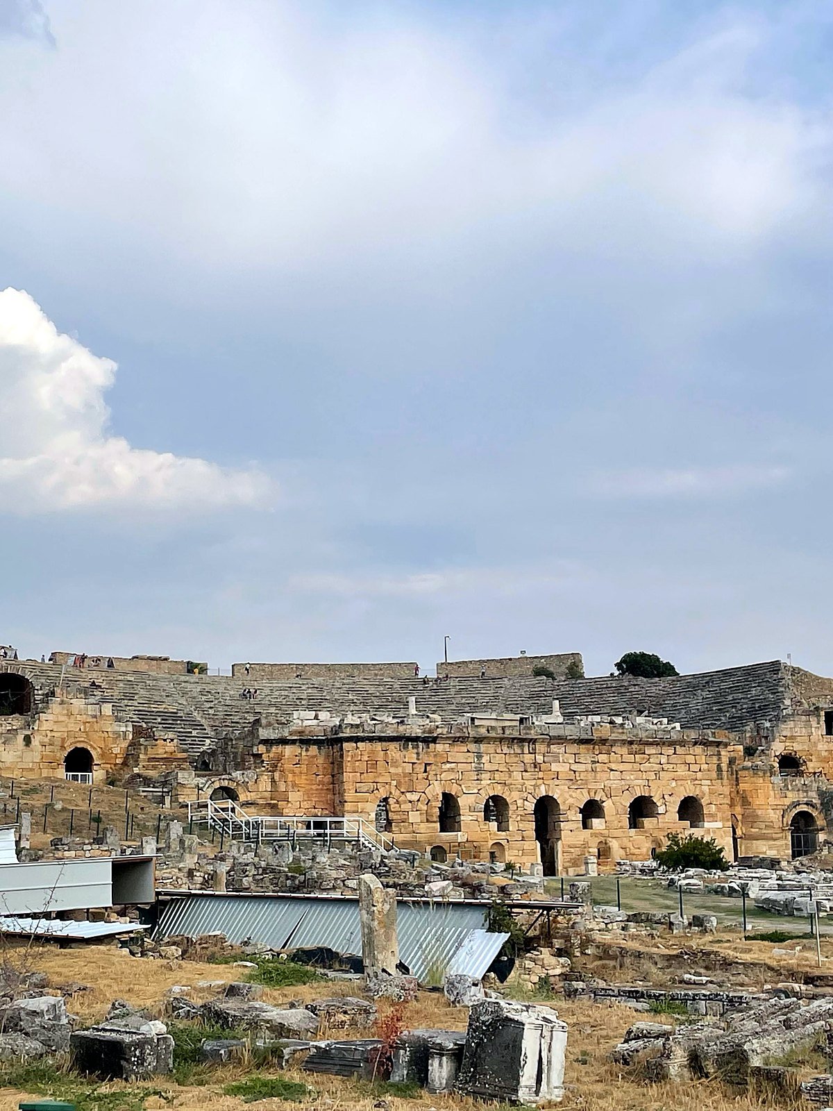 Teatro romano de Hierápolis, na região de Pamukkale