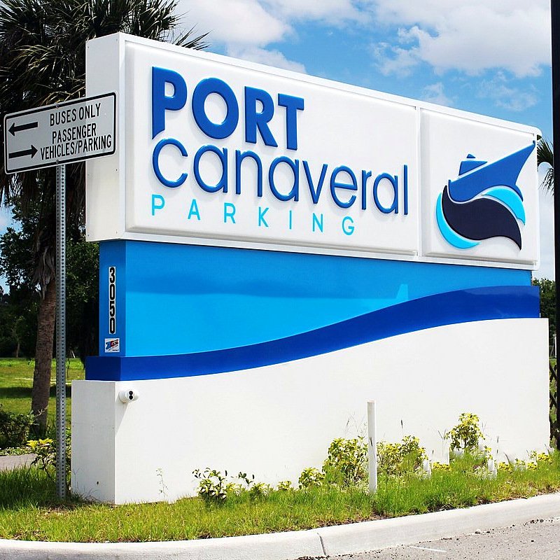 Placa de entrada de Port Canaveral