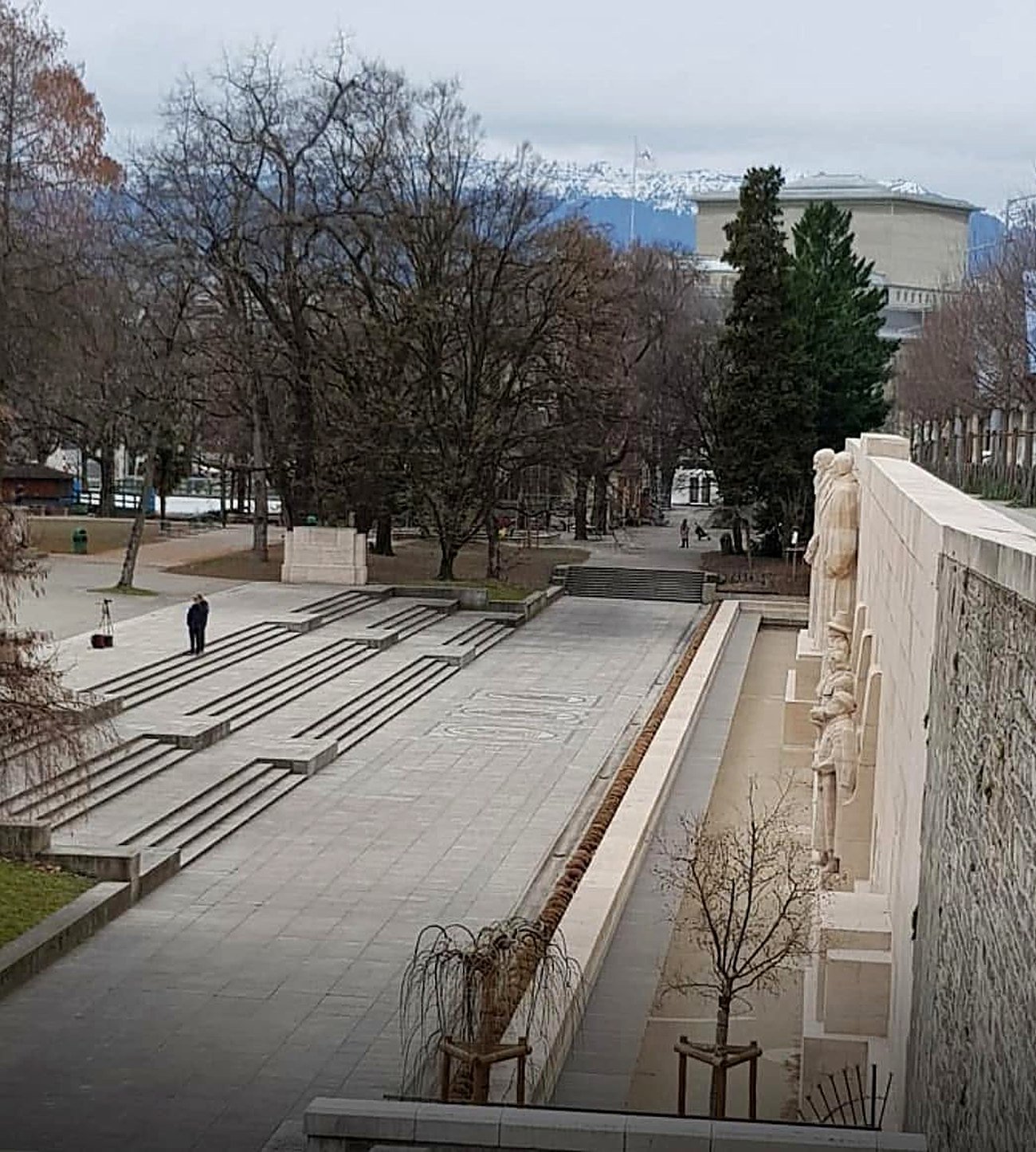 Muro dos Reformadores no Parc des Bastions, em Genebra