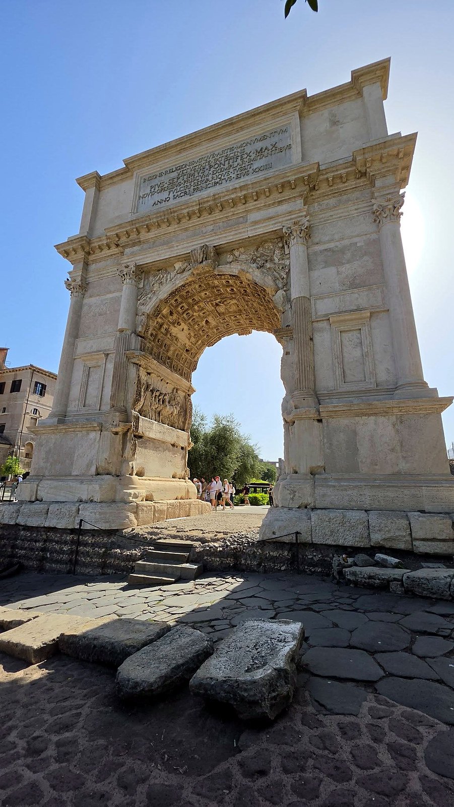 Arco de Tito no Fórum Romano