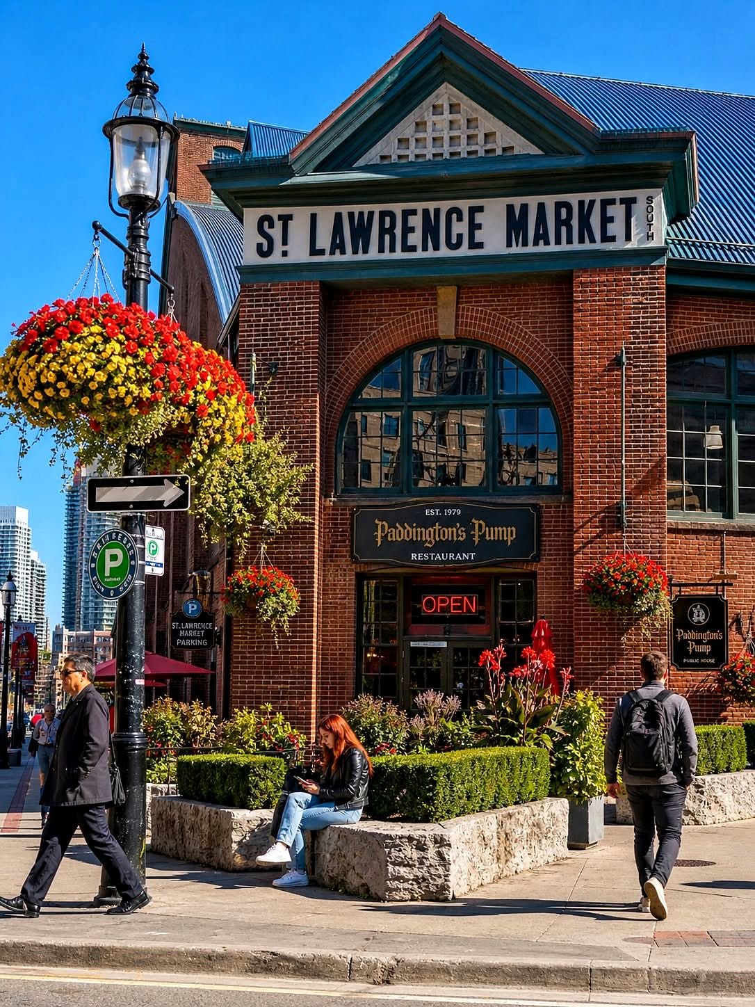 Fachada do St. Lawrence Market, mercado histórico de Toronto