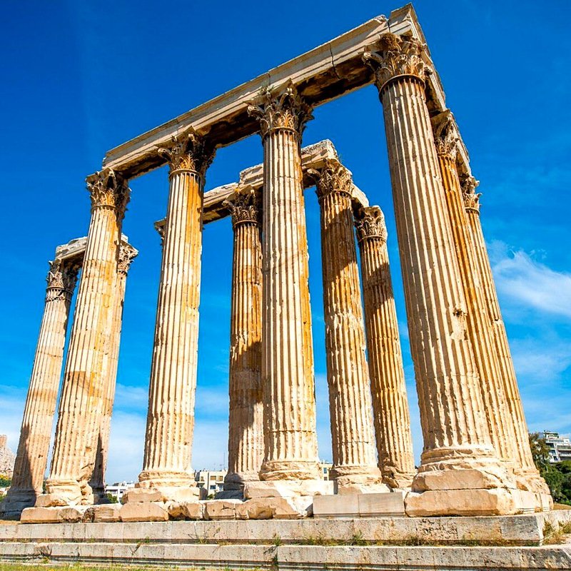 Colunas coríntias do Templo de Zeus Olímpico