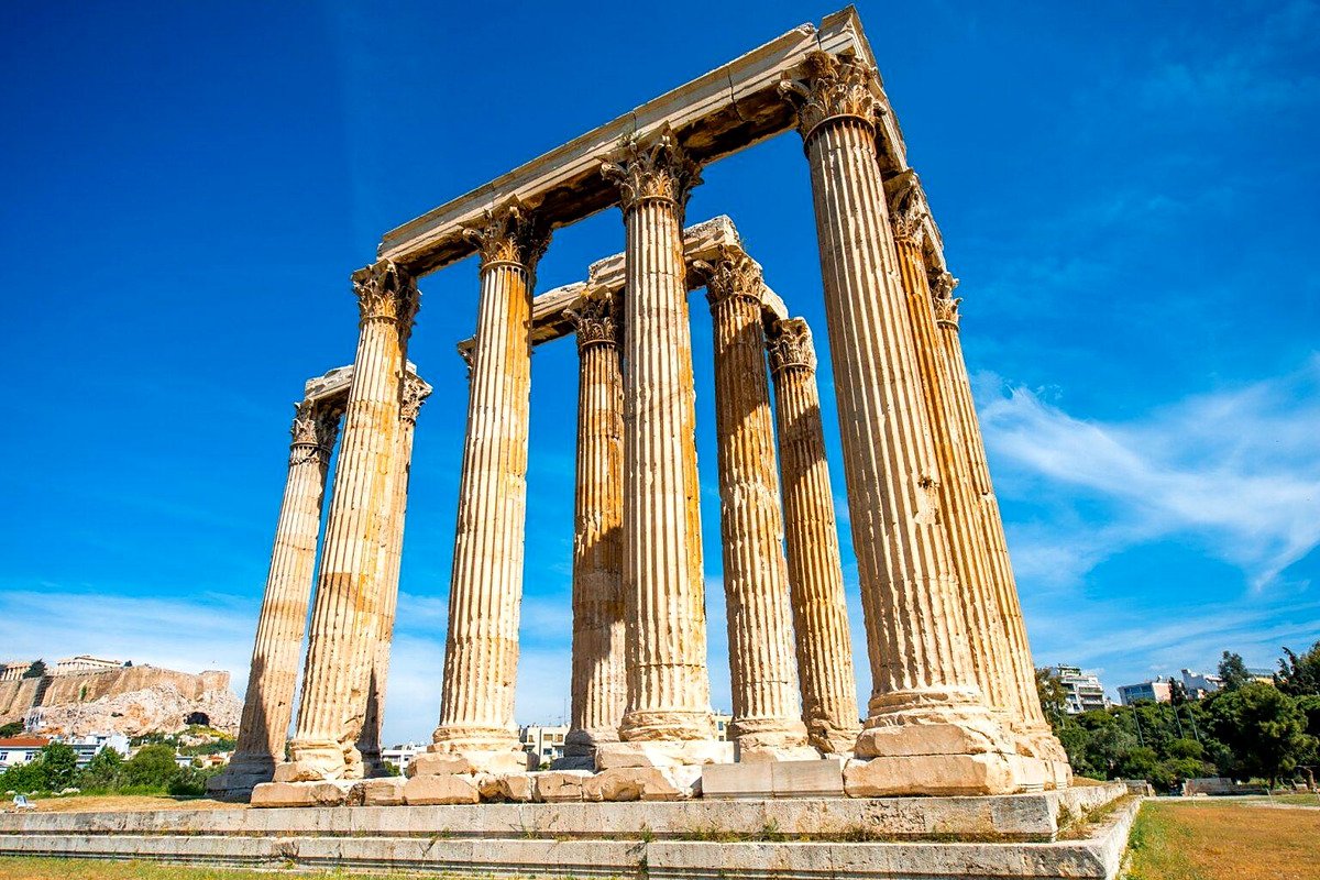 Colunas coríntias do Templo de Zeus Olímpico