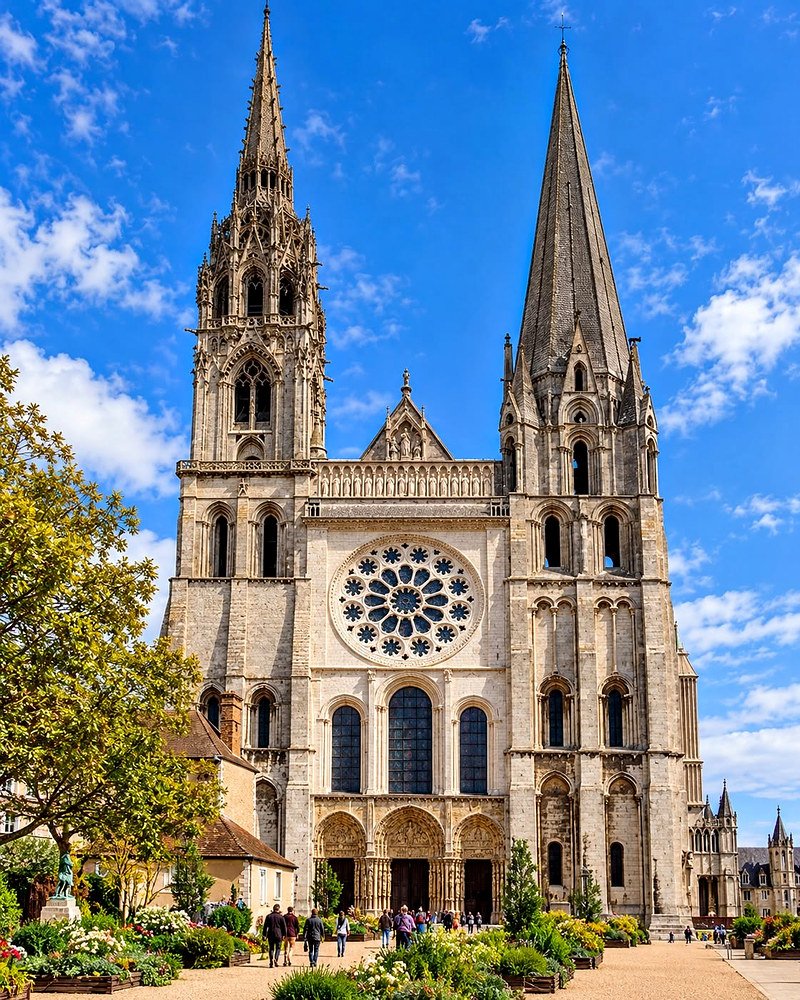 Fachada da Catedral de Chartres