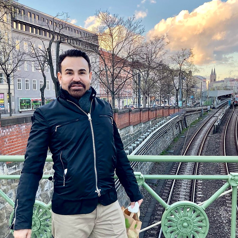 Aílton, guia brasileiro em Viena, na Áustria