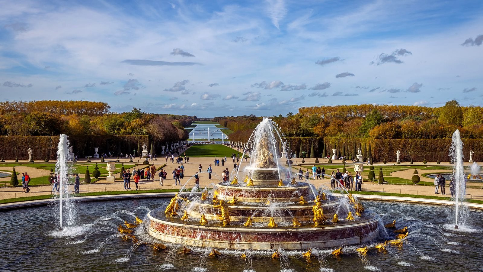 Fonte de Latona e jardins do Palácio de Versalhes, passeio com guia brasileiro