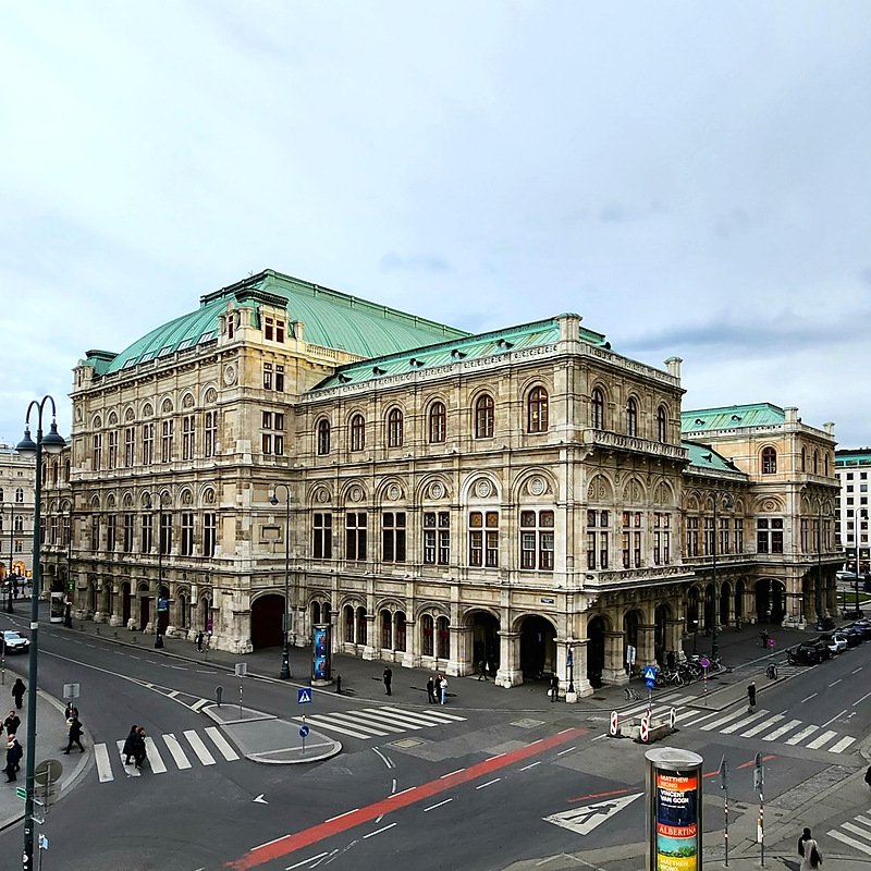 Ópera Estatal de Viena, na Ringstrasse