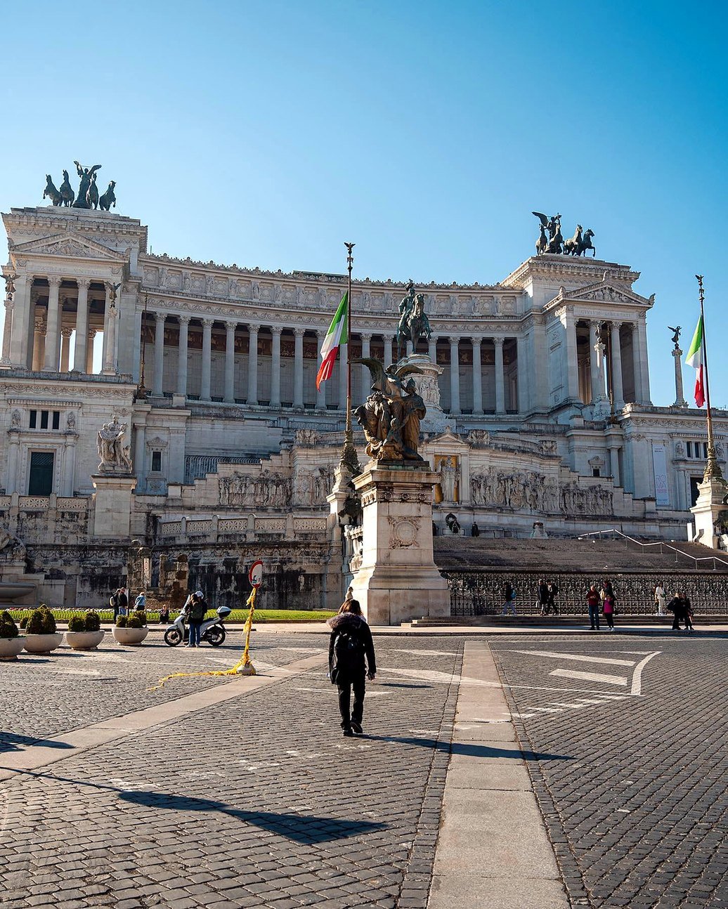 Monumento a Vítor Emanuel II na Piazza Venezia