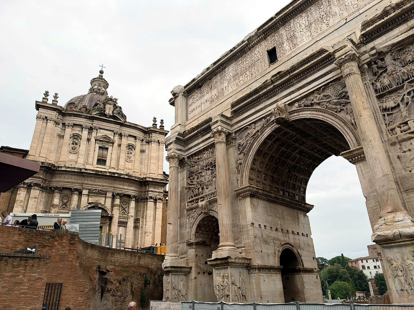 Arco de Sétimo Severo no Fórum Romano