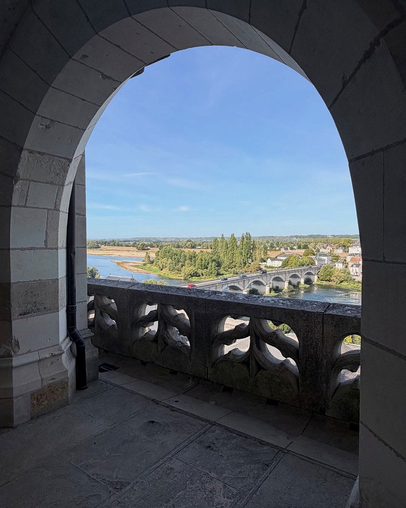 Vista do rio Loire a partir do Castelo de Amboise